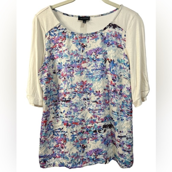 The Limited Tops - The Limited Floral Raglan Tee
